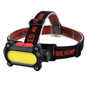 Đèn Pha Cảnh Báo Làm Việc Sạc USB Đèn Pin Đèn Pha Cắm Trại Siêu Nhẹ Có Thể Sạc Lại Logo Tùy Chỉnh <span class=keywords><strong>Cob</strong></span> Màu Đỏ - Product Image 1