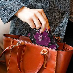 Custom Luxury Designer <b>Small</b> Delicate Cute Coin <b>Wallet</b> Credit Card Clip Short Unisex Leather <b>Wallet</b> Holder Open - Product Image 6