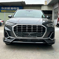 Kit carrosserie en fibre de carbone pour Audi Q3, pare-chocs avant, diffuseur arrière, aileron arrière, pièces automobiles 2019-2024
