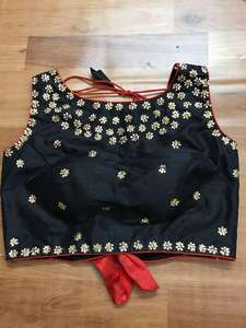 Blouse Courte Rembourrée à Manches Courtes avec Pierres Scintillantes et Tissage Décoratif, Prête pour la Réception, pour Mariage Hivernal, Tailles Personnalisées Disponibles - Product Image 2