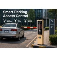 Terminal de Estacionamiento YUANHONG 3MP con IA y ANPR, Lector de Códigos QR con Pantalla LED de 4 Líneas para Control de Acceso Desatendido, IP67