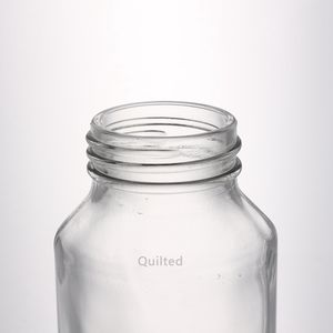 Bouteille vide <span class=keywords><strong>Voss</strong></span> 250ml 300ml 350ml 375ml 400ml 500ml 750ml 800ml, bouteille d'<span class=keywords><strong>eau</strong></span> en verre ronde à large ouverture avec bouchon à vis gris noir - Product Image 4