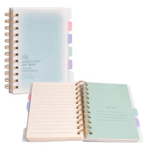 Wholesale A5/B5 Waterproof PVC Transparent Cover Pastel Color Loose-<b>leaf</b> Notebook for School and Office Stationery Use - Product Image 3