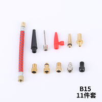 Ensemble d'accessoires de gonflage en ABS sans fil de 11 pièces pour pneus d'automobile et de vélo Gonfleur de pneu 120W 150psi