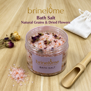 Sal <span class=keywords><strong>de</strong></span> Baño con Infusión <span class=keywords><strong>de</strong></span> Rosas Brinelume, 1 OZ, Cristales <span class=keywords><strong>de</strong></span> Rosa Seca Naturales para un Baño Relajante en Casa, <span class=keywords><strong>Spa</strong></span>, OEM, ODM, Múltiples Fórmulas - Product Image 6