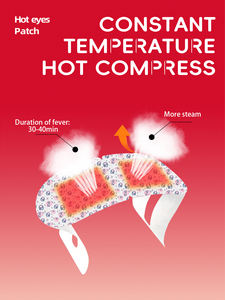 Máscara de Vapor para Ojos Autocalentable Desechable a Precio de Fábrica, para Aliviar la Fatiga, Ayuda para Dormir, Almohadilla Térmica para Ojos - Product Image 4