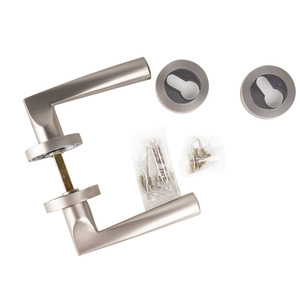 最新的玫瑰花杆门锁手柄铝合金卧室现代内门旋钮 - Product Image 6