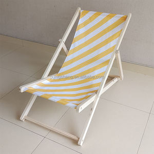 Chaise de plage avec LOGO personnalisé, impression sur <span class=keywords><strong>toile</strong></span>/tissu Oxford, chaise de plage <span class=keywords><strong>en</strong></span> <span class=keywords><strong>bois</strong></span> - Product Image 6