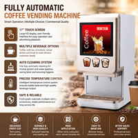 Distributeur de boissons chaudes instantanées à écran tactile 3 saveurs, machine à boissons chaudes, prise en charge du logo personnalisé