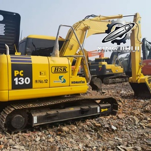 Excavatrice d'occasion Komatsu 130-7, marque japonaise d'origine, 13 tonnes, sur chenilles en caoutchouc, grande taille, modèle 2023, godet de 0,65 m, moteur - Product Image 5