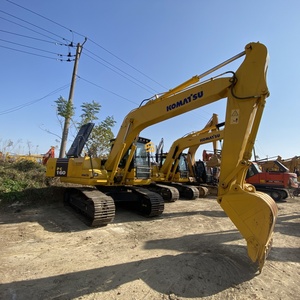 Transport Gratuit pour Projets d'Infrastructure : Excavatrice Hydraulique sur Chenilles d'Occasion Komatsu PC160 de 16 Tonnes avec Rétrocaveuse - Product Image 2