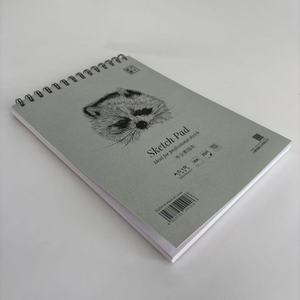 Sổ tay vẽ spiral bìa hình gấu trúc dễ thương Daqian, 35 trang, giấy dày 160gsm, dùng để vẽ và phác thảo - Product Image 2