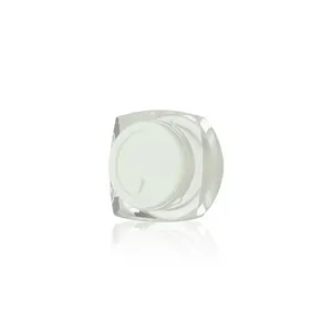 SQUARE LUXUS 5g,10g,15g,30g,50g Leeres Plastikkosmetik-Creme glas für Augen creme verpackungen