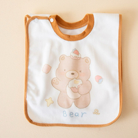 Bavoirs de brossage de dents pour enfants en polaire corail, imprimés de dessins animés mignons, doux, absorbants, écologiques et réutilisables – Vente en gros pour fabricants