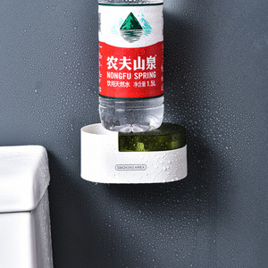 Ashtray For Home Bathroom Wall Mounted Stainless Steel Round Minimalist Design Smoking Area Storage - Product Image 4