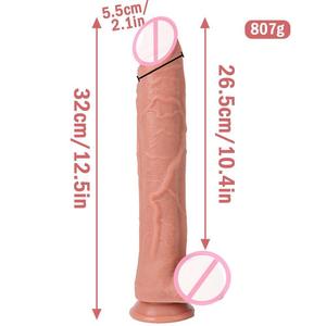 Dildo de Silicona Líquida de Doble Capa, Gran Tamaño, para Masturbación Femenina, Venta Internacional - Product Image 1