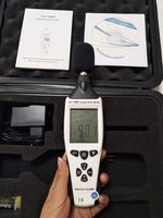 Sonometre de classe 2, testeur de niveau sonore 5 en 1, détecteur environnemental, anémomètre, thermo-hygromètre avec écran LCD rétroéclairé