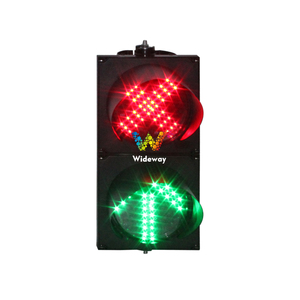 200 mét chữ thập màu đỏ màu xanh lá cây mũi tên dừng lại dẫn giao thông ánh sáng - Product Image 1