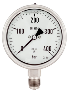 المانومتر الجلسرين شغل قياس الضغط حاوية من الفولاذ المقاوم للصدأ OEM الحافة السائل درجة الحرارة العادية المنشأ الشحن سيليكون عينات - Product Image 5