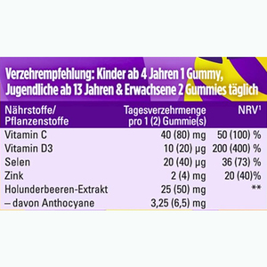 Suplementos vitamínicos de alta calidad para niños con vitamina D3, selenio y gomitas de zinc que fortalecen el sistema inmunológico - Product Image 2