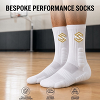 Chaussettes de randonnée athlétiques anti-ampoules et anti-humidité, chaussettes jacquard mi-mollet, mi-cheville, mi-genou, chaussettes de sport à séchage rapide