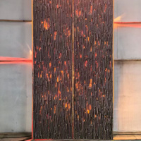 Vigas de Madera Artificial de PU Ligeras e Impermeables, Vigas de Poliuretano Imitación Madera, Imitación Piedra de PU para Decoración Interior y Exterior