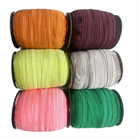 Ruban élastique pliable de 25 mm pour la fabrication de nœuds pour cheveux et accessoires faits main, vente en gros, 100 yards/lot