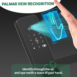 Nhà thông minh chống trộm khóa cửa chính thiết lập với đơn giản Bàn phím kỹ thuật số nhận dạng vân tay Wifi Mạng & ttlock ứng dụng - Product Image 3