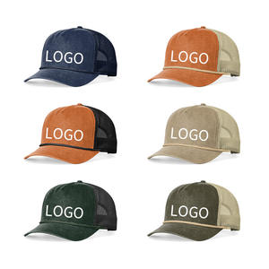 Casquettes de baseball vierges personnalisées 5 panneau hommes chapeau brodé coton lavé extérieur maille casquette de baseball Richardson camionneur chapeau - Product Image 2