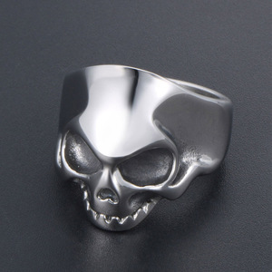 Skeleton Skull <b>Ring</b> <b>Titanium</b> Steel Men's Fashion Jewelry SA892 Gift Occasion - Product Image 4