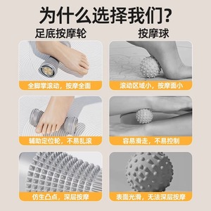 Foot Massage <b>Roller</b> Plantar Fascia Relief Yoga Stretching <b>Tool</b> Unisex Fitness Equipment - Product Image 4