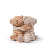 Ours en peluche étreignant animaux en peluche personnalisés pour les couples enfants avec crochet et boucle de patte jouets en peluche doux cadeaux de compagnon pour l'anniversaire