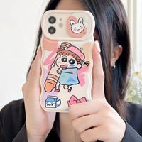 Vente en gros mignon crayon Shin-chan couple coque de téléphone pour iphone 11/12/13/14/ promax