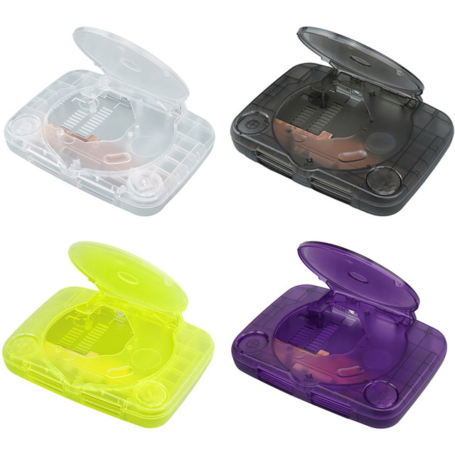 Plastic Transparent Shell PS One All Version Game Console Case Housing Cover for PlayStation Retro Game Replacement Shell