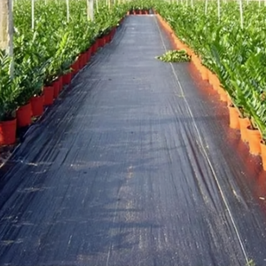 Chine Vente en gros Tapis <span class=keywords><strong>anti</strong></span>-mauvaises herbes en PP tissé sur mesure 90GSM--120GSM Couverture de <span class=keywords><strong>sol</strong></span> de jardinage Paysage Tapis <span class=keywords><strong>anti</strong></span>-mauvaises herbes - Product Image 4