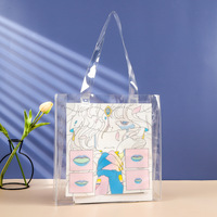 Sacs fourre-tout imperméables en PVC pour femmes, sacs à main de styliste de marques célèbres avec Logo imprimé personnalisé