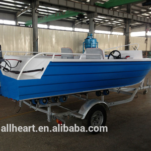Bateaux à <span class=keywords><strong>vendre</strong></span> <span class=keywords><strong>en</strong></span> aluminium Console centrale <span class=keywords><strong>en</strong></span> alliage Bateau <span class=keywords><strong>de</strong></span> pêche 17FT 19FT - Product Image 1