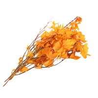 Feuillage d'automne en vrac, feuilles d'érable naturelles conservées, faites à la main, décorations de table pour Thanksgiving et mariage, éternelles et respectueuses de l'environnement