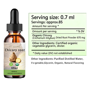 Gotas de Raiz de Chicória de 60ml com Marca Privada Ome, Líquido de Raiz de Chicória de Grau Alimentício - Product Image 2