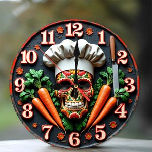 Round Wooden Wall <b>Clock</b> 25x25Cm Silent Quartz Home Decor Living Room Hanging <b>Clock</b> - Product Image 1