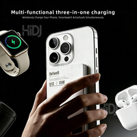 Batterie externe magnétique sans fil semi-solide et entièrement solide, chargeur portable à charge rapide