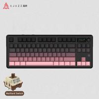 Vente flash Ajazz MK87 Clavier PC rétroéclairé RVB Clavier mécanique spécifique aux joueurs Clavier de jeu Anti-ghosting de qualité gaming