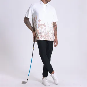 Мужская трикотажная рубашка-поло с коротким рукавом, Влагоотводящая рубашка для гольфа, для активного отдыха