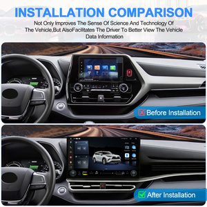 Navihua for Toyota Crown Kluger/Highlander 2022-2025 Car Upgrade 15.6'' Android <b>System</b> Car Radio Multimedia Carplay DVD Player - Product Image 4