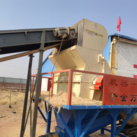 Broyeur à bois CE avec convoyeur à vis - Déchargement automatique pour ligne de fabrication de panneaux de particules