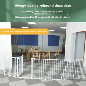 Mittelgroße Hunde käfig tür Kunststoff-Haustier zaun für das Wohnzimmer für den Hausgebrauch - Product Image 4