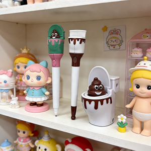 Divertido Juego de Bolígrafos con Diseño de Caca, Bolígrafo de Broma con Efecto <span class=keywords><strong>Pop</strong></span>-Up, Excelente Regalo para el Día de los Inocentes y Cumpleaños - Product Image 2