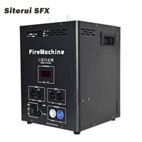 Machine à flammes réelles SITERUI SFX DJ Factory 200W à deux têtes avec contrôle DMX AC 110-240V pour discothèque et spectacle