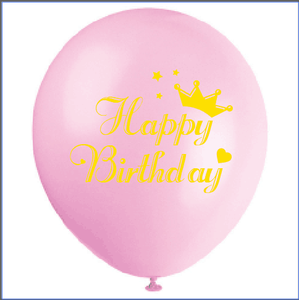 Festa di compleanno principessa forniture ragazza rosa e oro decorazioni per festa di compleanno con corona principessa striscione di <span class=keywords><strong>buon</strong></span> compleanno - Product Image 5