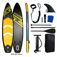 ACEHERO Planche de Stand Up Paddle Gonflable OEM d'Usine Chinoise, Matériau Drop Stitch, 3 Ailerons, Portable, Écologique, Surface Antidérapante 1